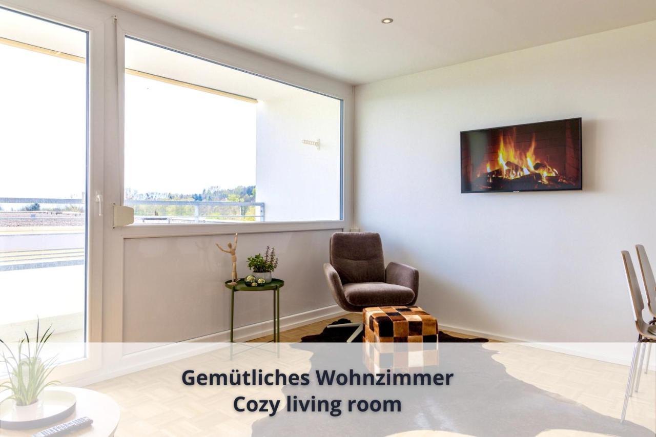 Auszeit Apartment Alpenblick Oberteuringen Dış mekan fotoğraf